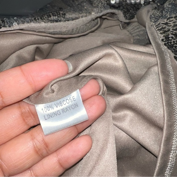 Parker metallic sequin sleeveless sheer blouse - Picture 7 of 7